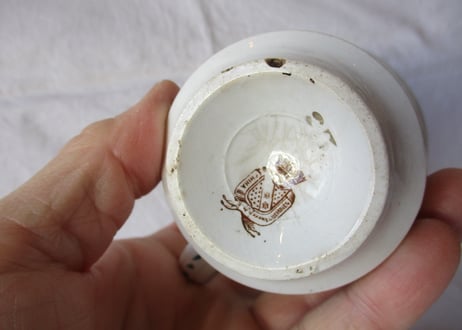 Brûlot Cup & Saucer「Sarreguemines」
