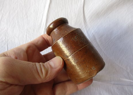 Stoneware / Ink bottle【F】