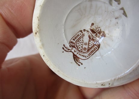 Brûlot Cup & Saucer「Sarreguemines」