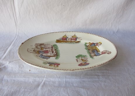 ままごと皿「Enfant」/  Oval plate - Small