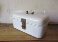 Enamel Bread box【Small】 / White