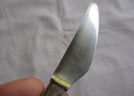 Dessert Knife / Silver-plated handle【B】