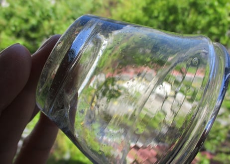 Hand Blown Glass / Confiture Pot 【C】