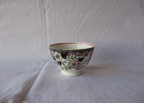 Tea bowl / Hand painted flower
