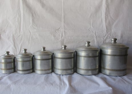 Aluminum Canister set【C】/ 6pcs