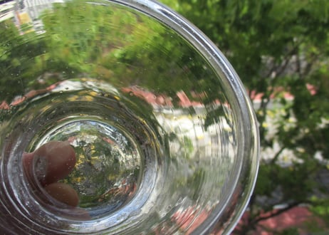 Hand Blown Glass / Confiture Pot 【C】