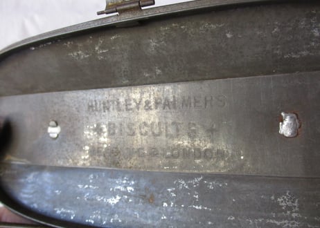Tin Bscuits box「HUNTLEY ＆ PALMERS」