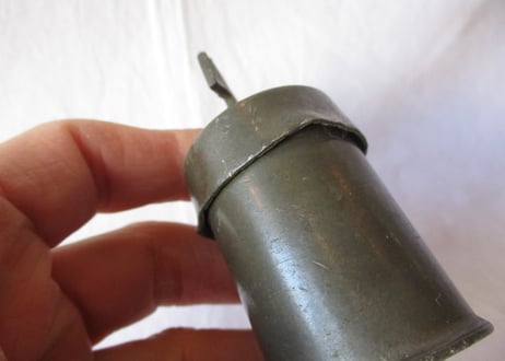 Pewter Church pot