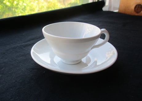 ままごと用 　White Cup & Saucer 【A】