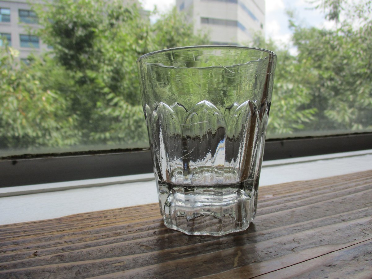 Old Molded glass / 剣先コップ | boil
