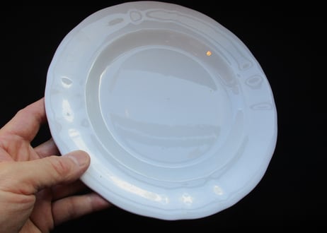 White Dinner plate「Petrus Regout」【D】