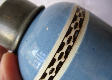 Tea caddy pot / Cream-ware