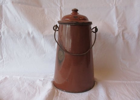 Enamel Milk carry Pot