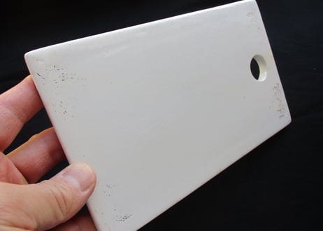 White Cheese cutting plate