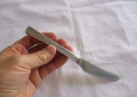 Dessert Knife / Silver-plated handle【B】