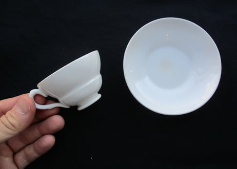 ままごと用 　White Cup & Saucer 【A】