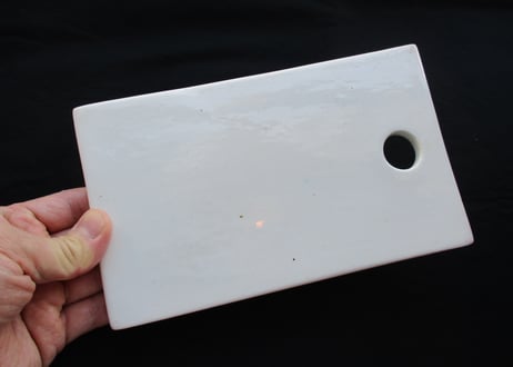 White Cheese cutting plate