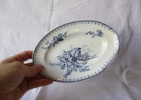 ままごと皿「Petrus Regout」/ Oval plate-S
