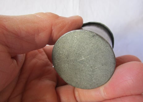 Pewter Church pot