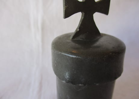 Pewter Church pot