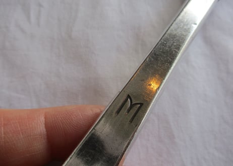 Dessert Knife / Silver-plated handle【B】