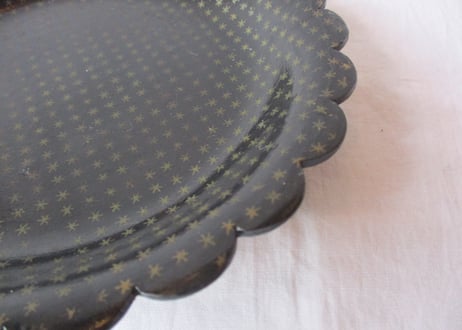 Papier‐mâché / Round tray【D】