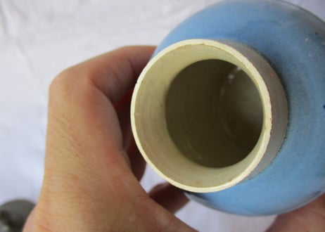 Tea caddy pot / Cream-ware