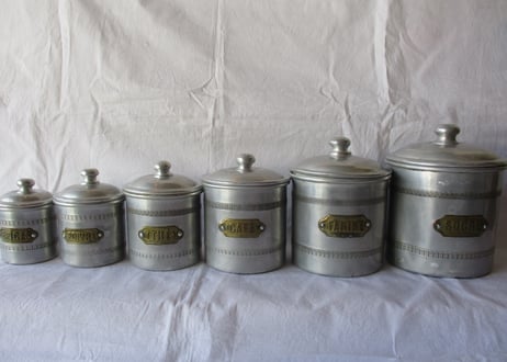 Aluminum Canister set【C】/ 6pcs