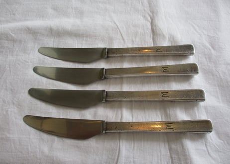 Dessert Knife / Silver-plated handle【B】