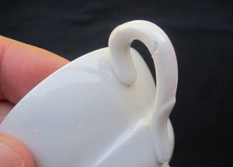ままごと用 　White Cup & Saucer 【A】