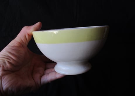 'Cafe au lait' Bowl / White × Yellow「BOCH」