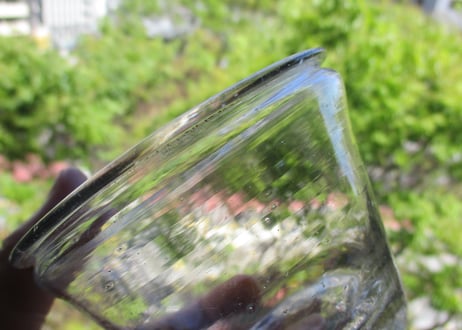 Hand Blown Glass / Confiture Pot 【C】