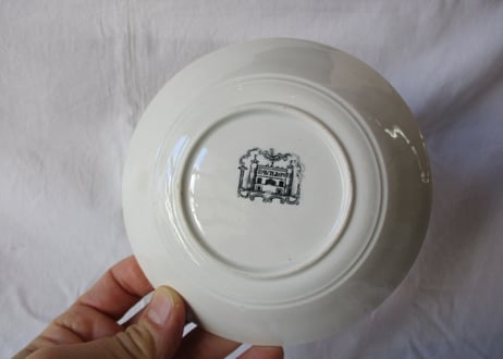 'Grisaille' Tea cup & Saucer「Pavillion」【A】