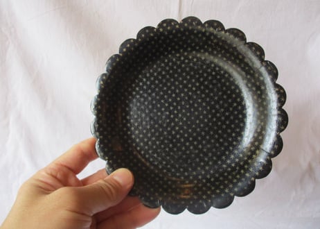 Papier‐mâché / Round tray【D】