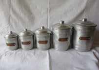 Aluminum Kitchen canister / 5 pcs - set