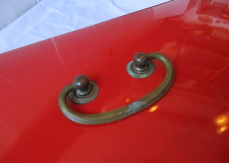 Enamel Bread box / Red【A】