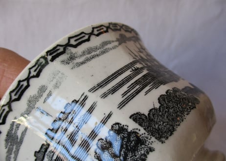 'Grisaille' Tea bowl / Ship【A】