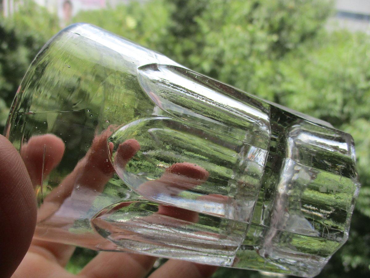 Old Molded glass / 剣先コップ | boil