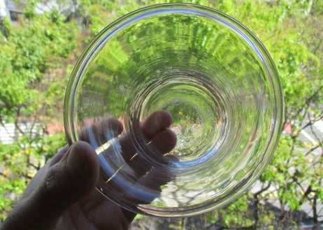 Hand Blown Glass / Confiture Pot 【B】