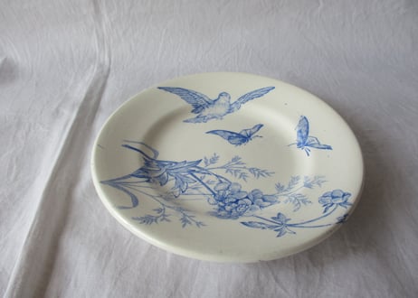 ままごと皿「Blue flower」 / Dessert plate【B】