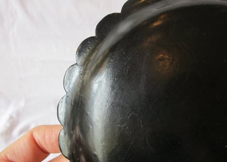 Papier‐mâché / Round tray【D】