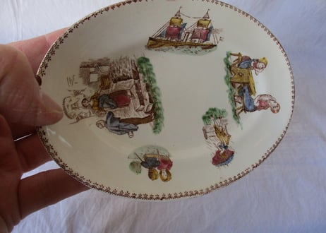 ままごと皿「Enfant」/  Oval plate - Small