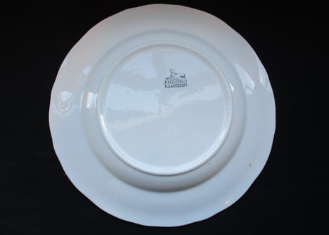 White Dinner plate「Petrus Regout」【D】