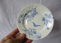 ままごと皿「Blue flower」 / Dinner plate【A】