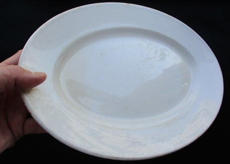 Oval Plate / 33cm 「Digoin & Sarreguemines」
