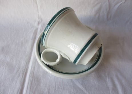 Brûlot Cup & Saucer「Sarreguemines」