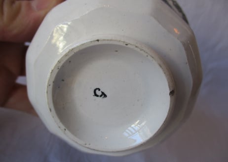 'Grisaille' Tea bowl / Ship【A】