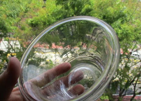 Hand Blown Glass / Confiture Pot 【B】