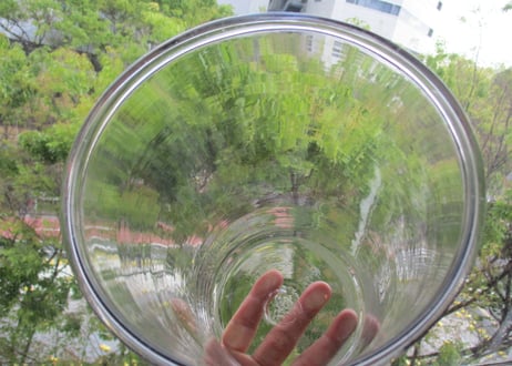 Hand Blown Glass / Pickles Pot