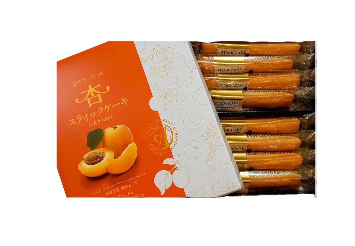 🍊杏スティックケーキ 8本入 | yokoshima anzu store (横島 あんず)